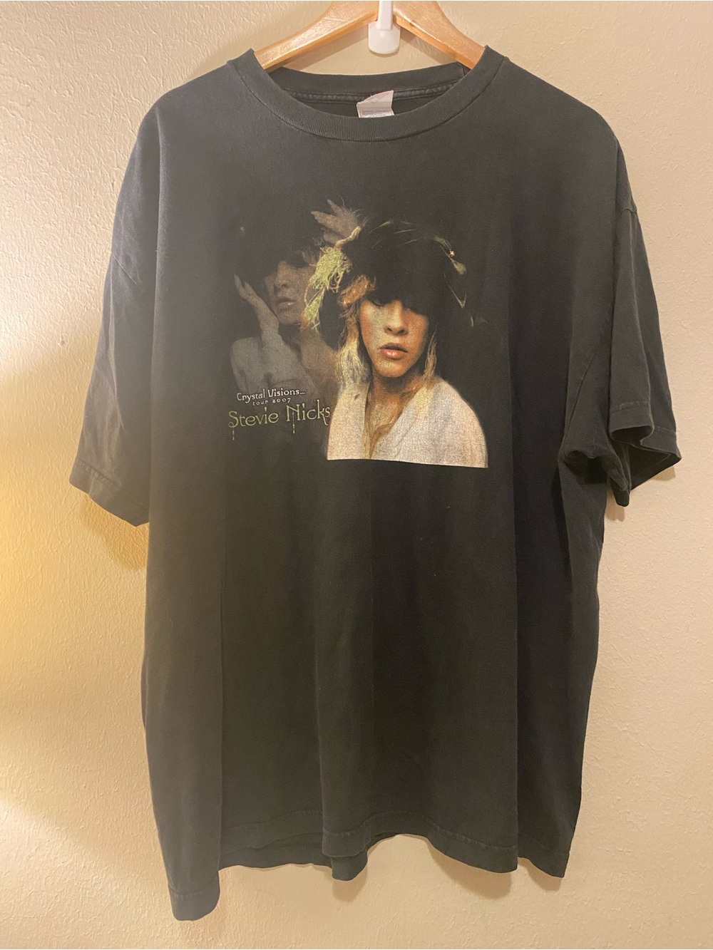 Y2K Stevie Nicks 2007 Crystal Visions Tour T-Shirt Sz2X Alstyle Apparel Rare